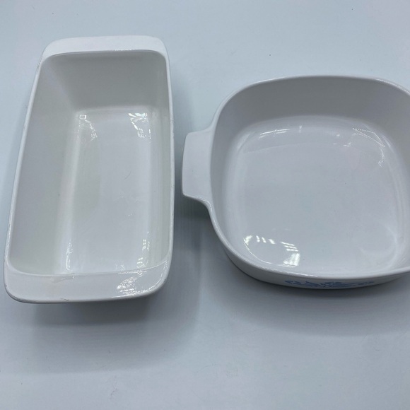 Vintage Corning Ware Blue Cornflower Bread Loaf Pan 9x5x3 P-315-B / A2-B 2 Qt - Picture 3 of 8